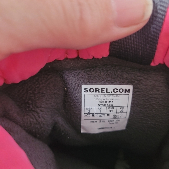 Sorel Whitney II Pink Puffy Winter Boots - Picture 7 of 8